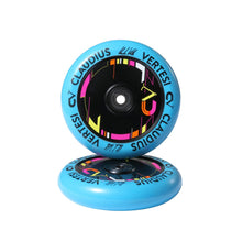 Load image into Gallery viewer, Claudius Vertesi Signature Carribean Blue 110mm Wheels (Sold In Pairs)