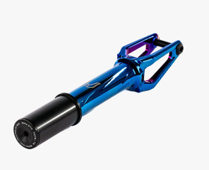 Ethic DTC Merrow V3 HIC Scooter Fork- Chrome Blue