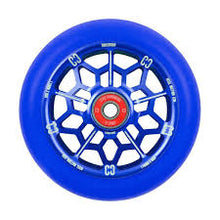 Load image into Gallery viewer, CORE Hex hollow 110mm stunt scooter wheels - Navy Blue
