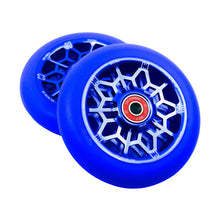 Load image into Gallery viewer, CORE Hex hollow 110mm stunt scooter wheels - Navy Blue