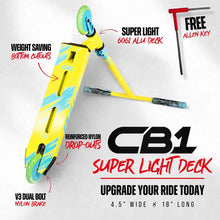 Load image into Gallery viewer, CORE CB1 Beginner complete scooter - lime/blue