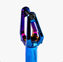 Load image into Gallery viewer, Ethic DTC Merrow V3 HIC Scooter Fork- Chrome Blue