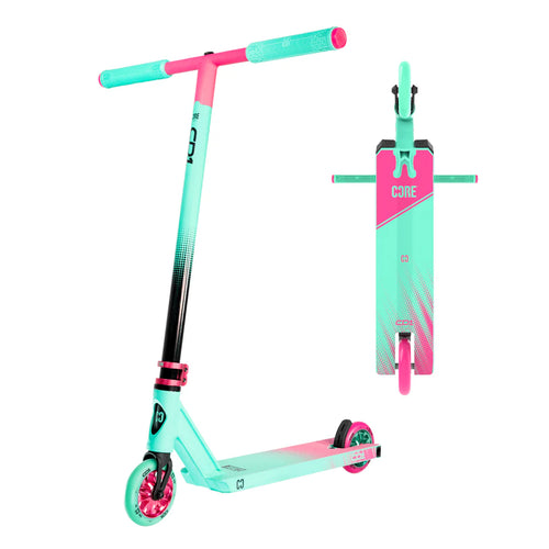 CORE CD1 Teal/Pink complete scooter