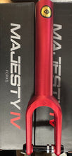 Load image into Gallery viewer, Drone Majesty 4 SCS/HIC Scooter Forks -Red