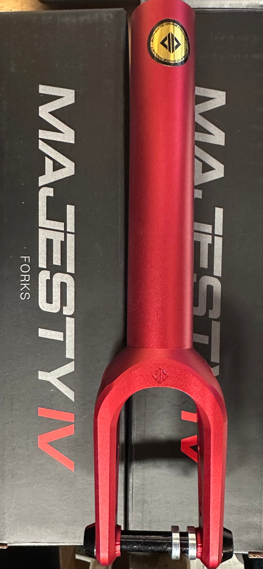 Drone Majesty 4 SCS/HIC Scooter Forks -Red