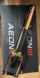 Drone Aeon 3 Feather-Light IHC Scooter Forks -Neochrome