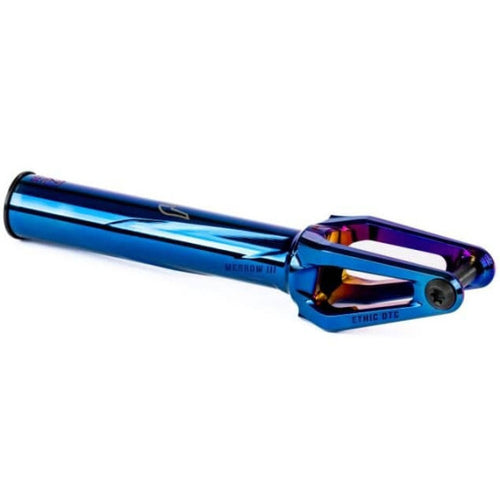 Ethic Dtc Merrow Scooter Fork- SCS- Blue Chrome