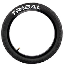 Load image into Gallery viewer, Tribal 18” Logo Bmx Tyre- Black 2.1”