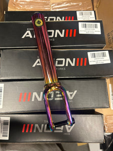 Drone Aeon 3 Feather-Light SCS Scooter Forks - Neochrome