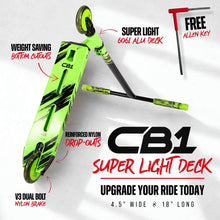 Load image into Gallery viewer, CORE CB1 Beginner complete scooter - Black/green