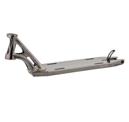 Drone Shadow 3 Feather-Light LTD Scooter Deck - Smoked Chrome 19.2