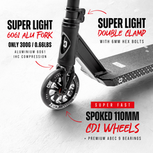 Load image into Gallery viewer, Core CG1 Complete Stunt Scooter Black