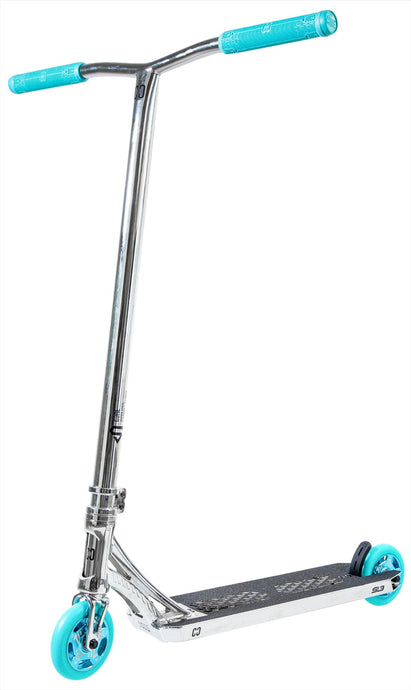 CORE SL3 Complete Stunt Scooter - Chrome / Teal