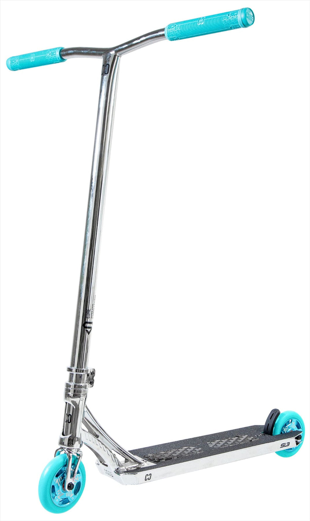 CORE SL3 Complete Stunt Scooter - Chrome / Teal
