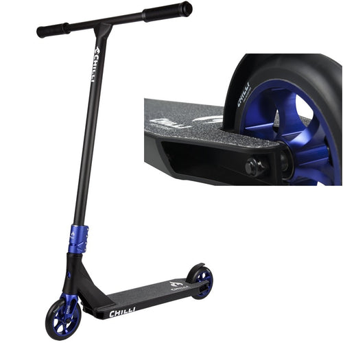 Chilli Pro C7 Black / Blue Complete Pro Stunt Scooter