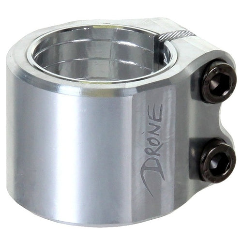 Drone Contrast Double Collar Clamp - Chrome