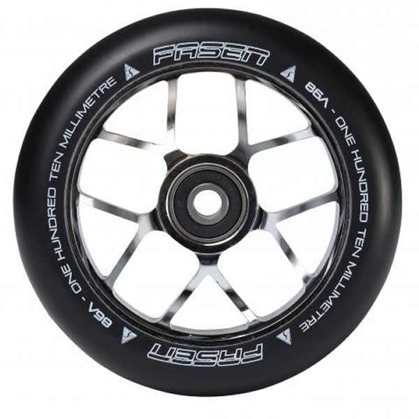 Fasen Jet Alloy Core Scooter Wheel 110mm - Silver