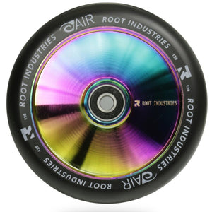 Root Ind. Air Scooter Wheels Pair Black/Rocket Fuel (Rainbow) 110mm