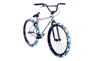 Cult 2022 Devotion A Bike - Raw with Black parts and Teal Camo tyres 23.5"