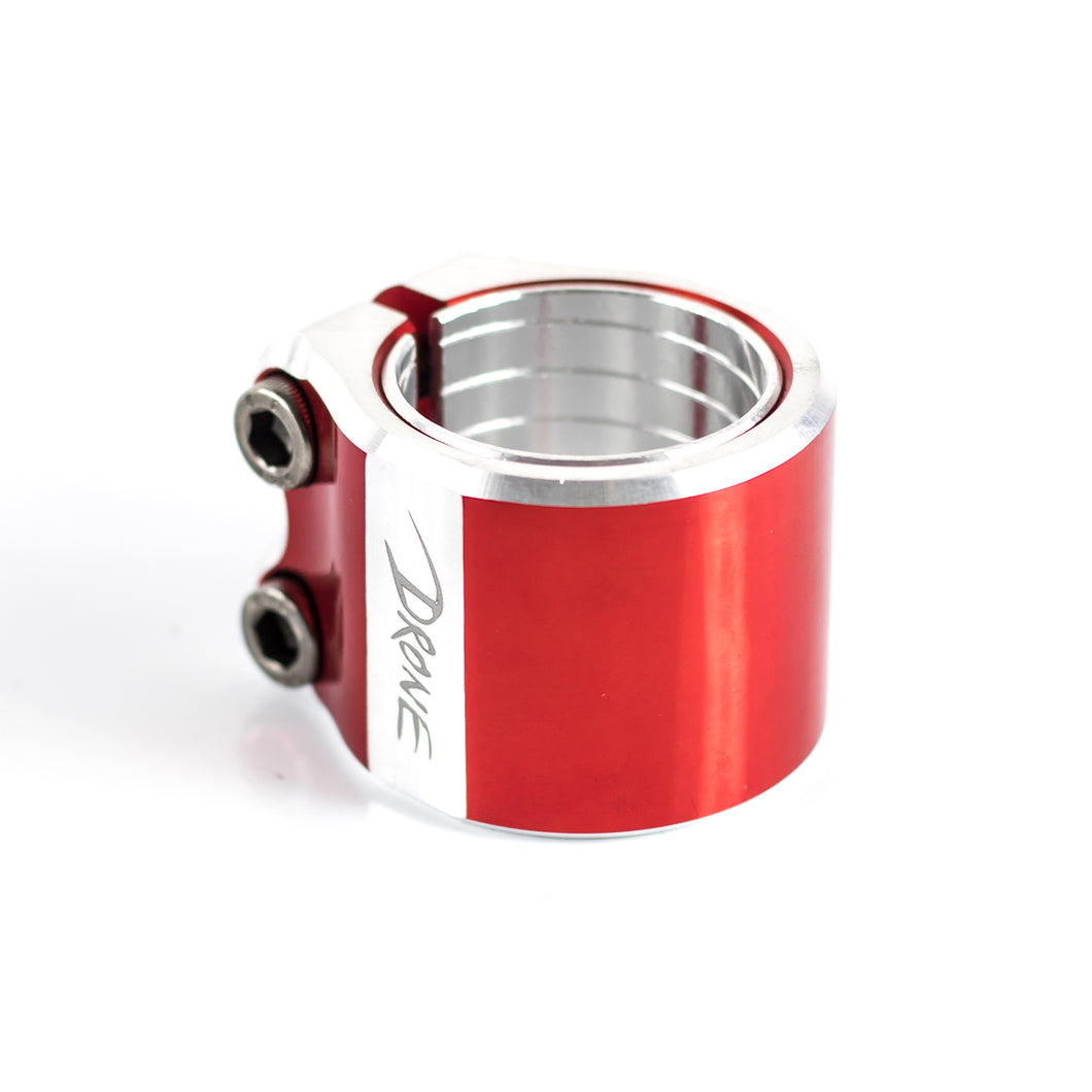 Drone Contrast Double Collar Clamp - Red
