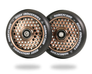 Root Ind. Honey Core Scooter Wheels Pair Black/Coppertone 110mm