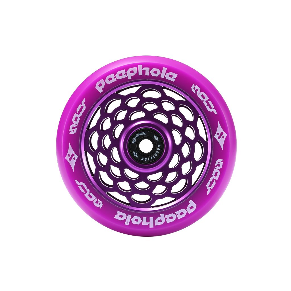 Sacrifice Spy PeepHole Purple 110mm Wheels (Sold In Pairs)