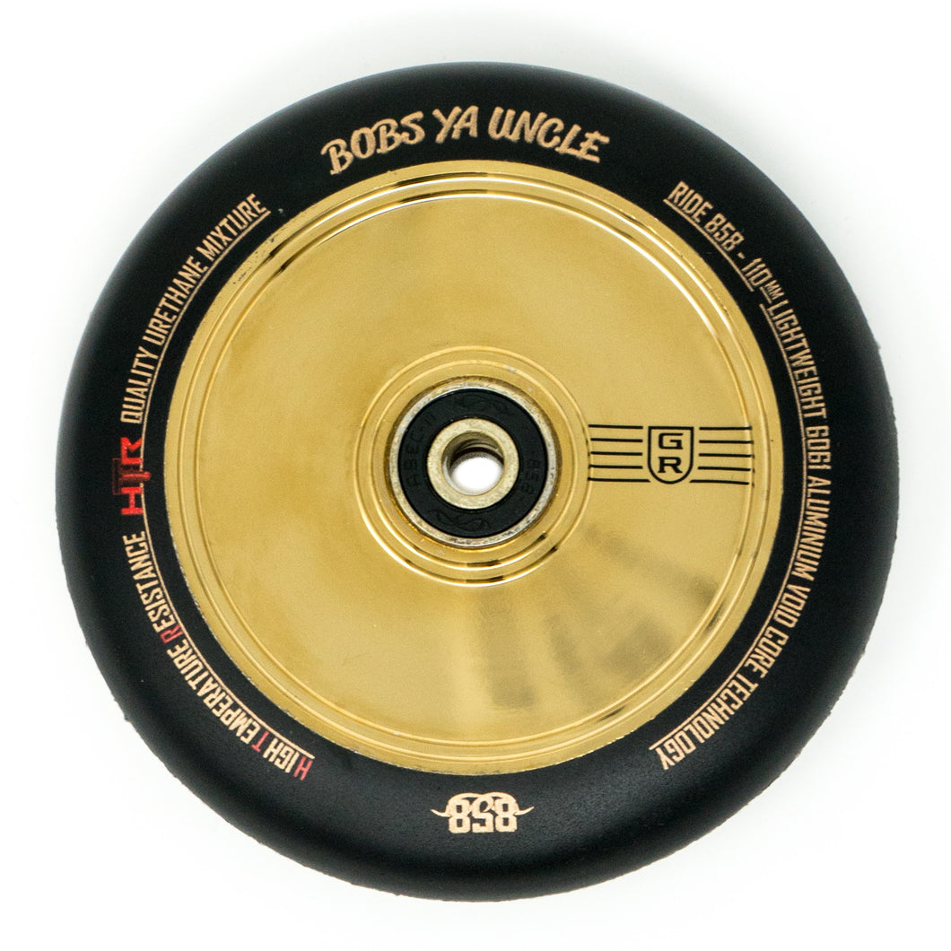 Ride 858 GR Stunt Scooter Wheels (pair) - Gold
