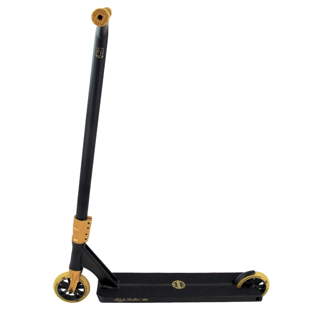 Ride 858 High Roller MK2 Complete Scooter - Black / Gum