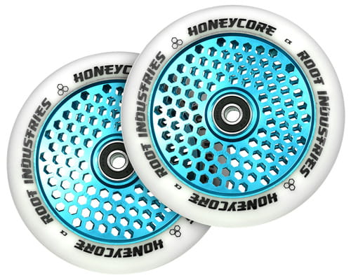 Root Honeycore White/blue 110mm 2-pack Stunt Scooter Wheels