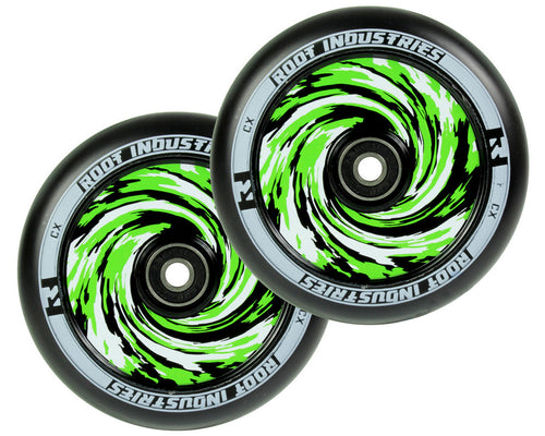 Root Ind. Air Scooter Wheels Pair Black/Amazon 110mm