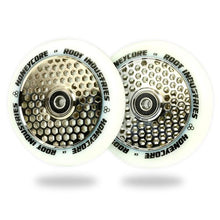 Load image into Gallery viewer, Root Honeycore White/Mirror 110mm 2-pack Stunt Scooter Wheels