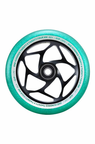 Blunt- 120mm Gap Core Wheel- Black/Jade