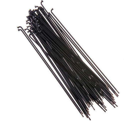 BSD Black Spokes & Nipples x35 Butted 194mm