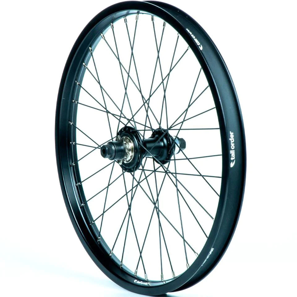 Tall Order dynamics RHD cassette wheel black with silver spike nipples 9 tooth