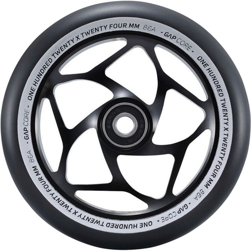 Blunt- 120mm Gap Core Wheel- Black/Black
