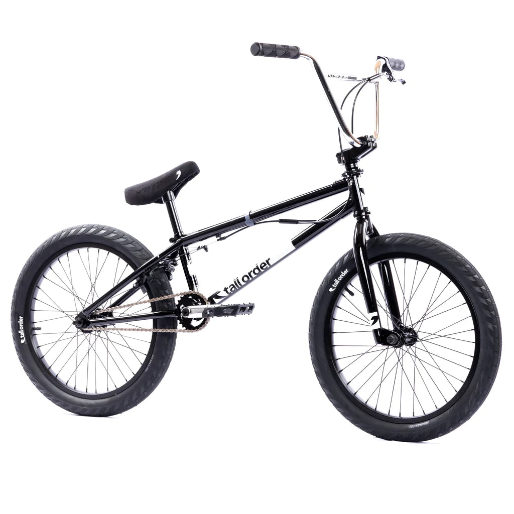 Tall Order Pro Park complete BMX gloss black with chrome bars 20.6