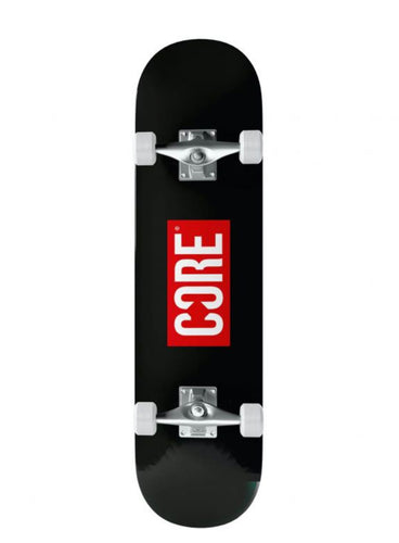 CORE COMPLETE SKATEBOARD - STAMP BLACK 7.75