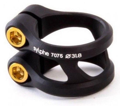 Ethic DTC Sylphe Black Double Clamp (31.8mm)