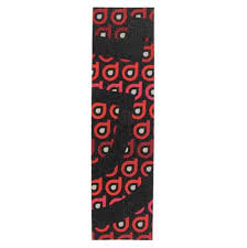 District Logo Repeat Scooter Grip Tape - Red