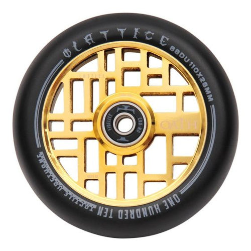 OATH LATTICE 110MM WHEELS (PAIR) - NEO GOLD