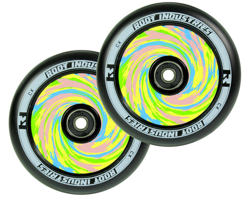 Root Ind. Air Scooter Wheels Pair Black/Paddle Pop 110mm