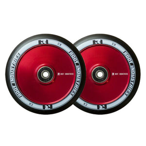 Root Ind. Air Scooter Wheels Pair Black/Red 110mm