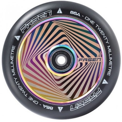Fasen Hypno Square 120mm Scooter Wheel - Oil Slick Neochrome